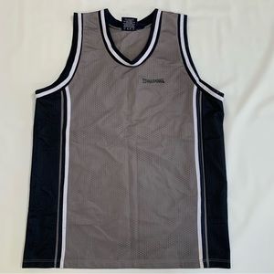 Spalding Basketball Jersey Mens Medium Gray